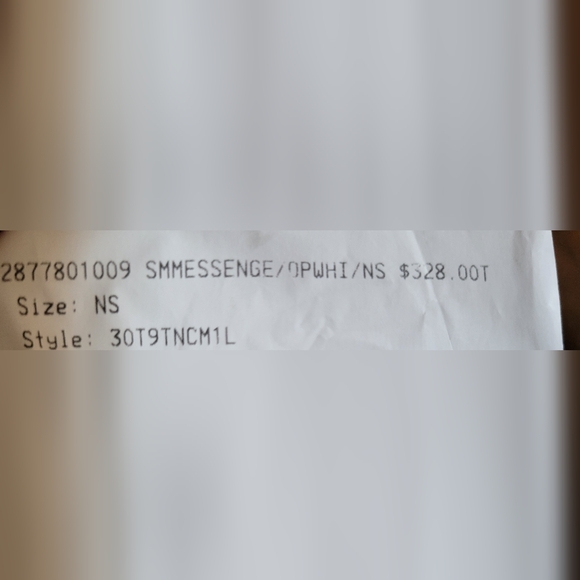 NWT Michael Kors White Crossbody Messenger Bag with leather solutions - Picture 14 of 14